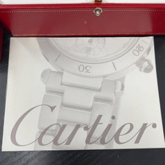 Cartier Baignoire 18ct White Gold Diamond Set Ladies Watch