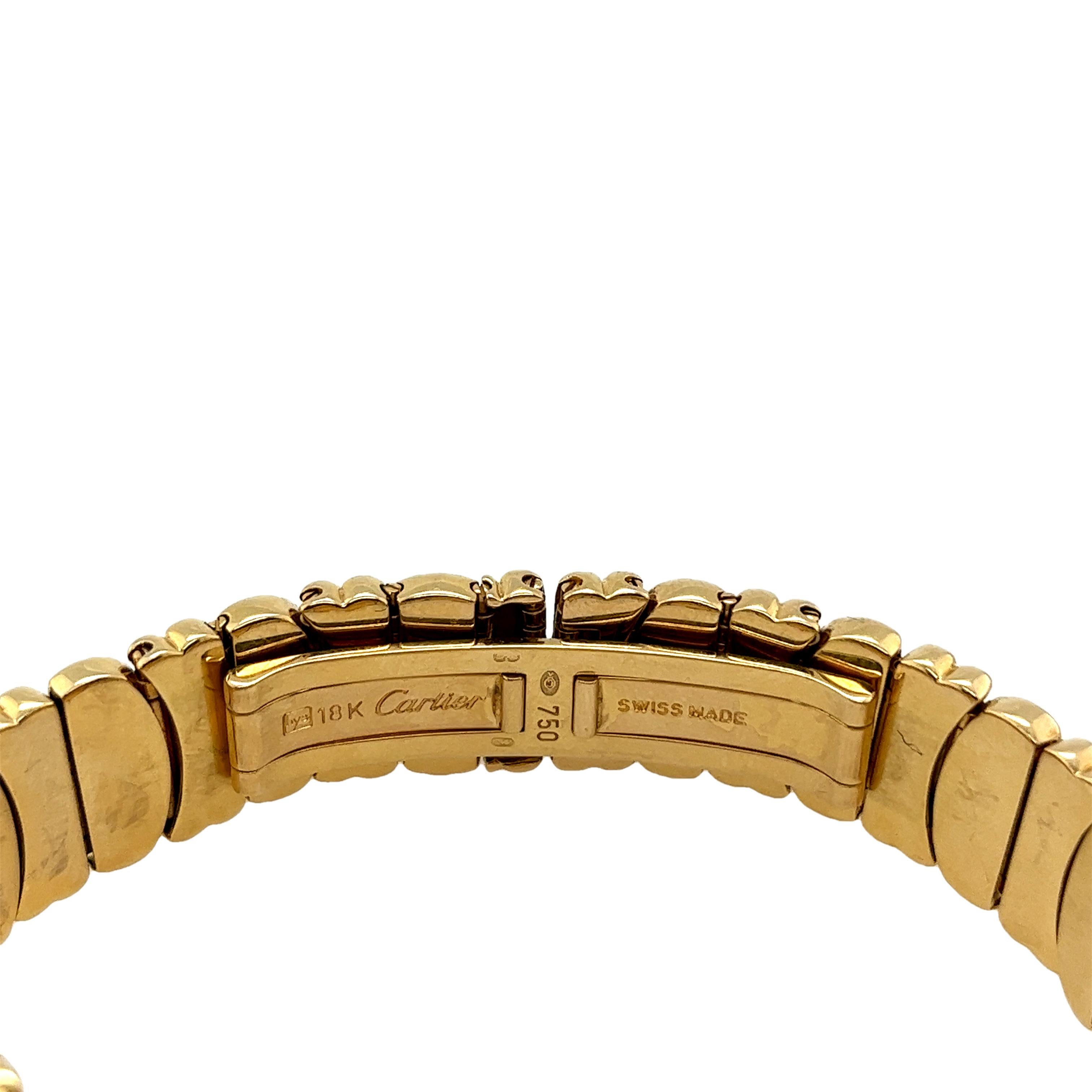 Cartier Baignoire 18ct Gelbgold Uhr, 8057912 C2395 im Zustand „Hervorragend“ in London, GB