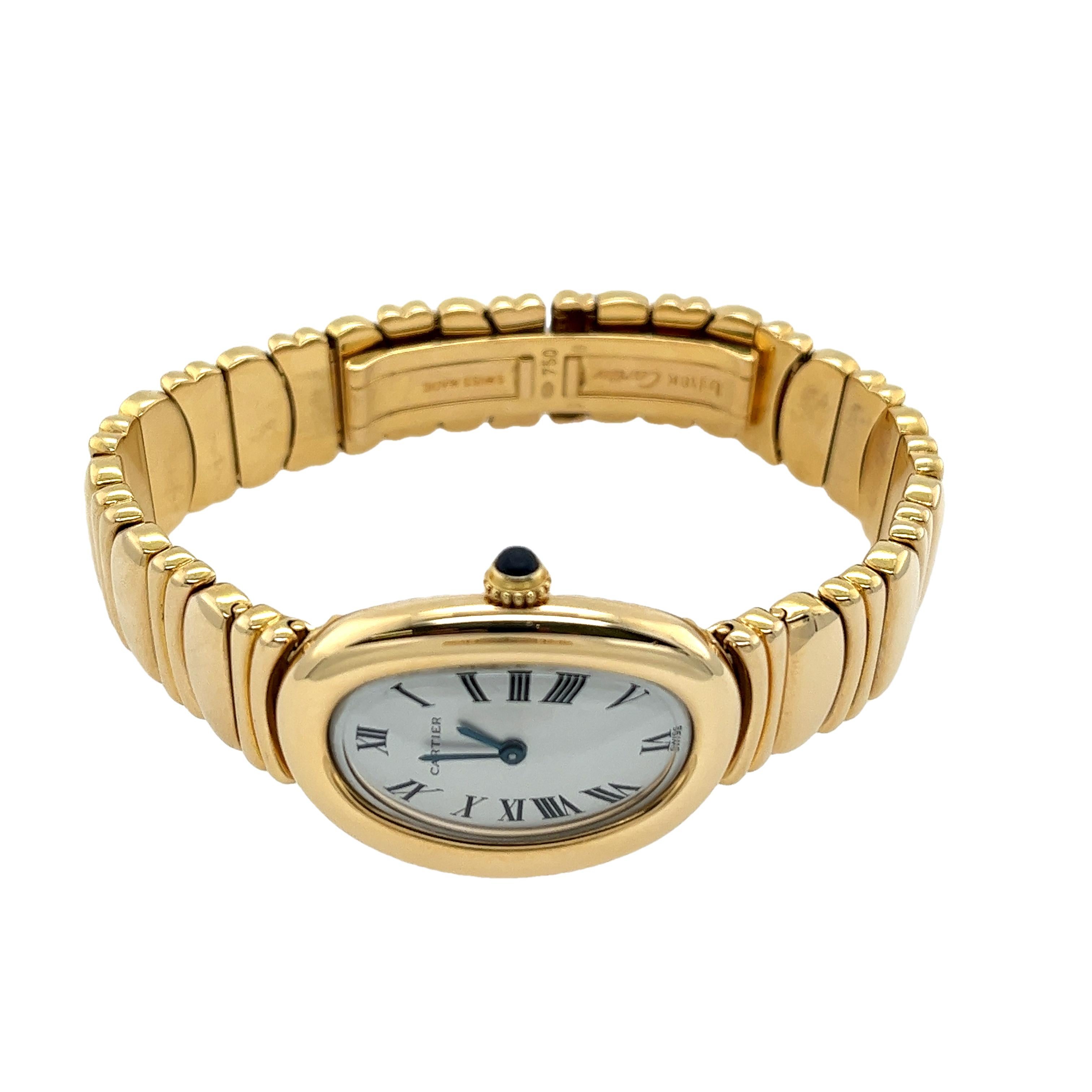 Cartier Baignoire 18ct Gelbgold Uhr, 8057912 C2395 1