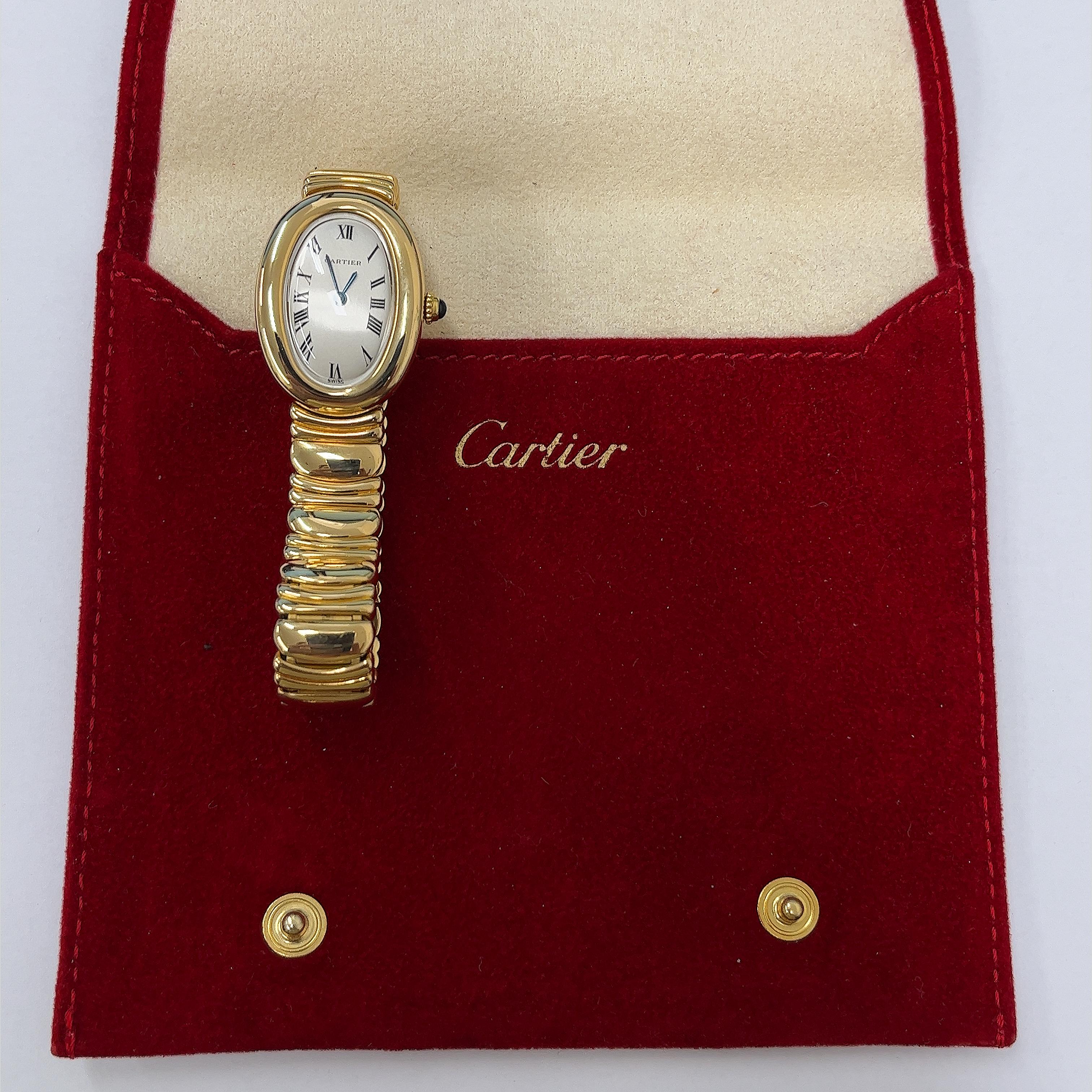 Cartier Baignoire 18ct Gelbgold Uhr, 8057912 C2395 2