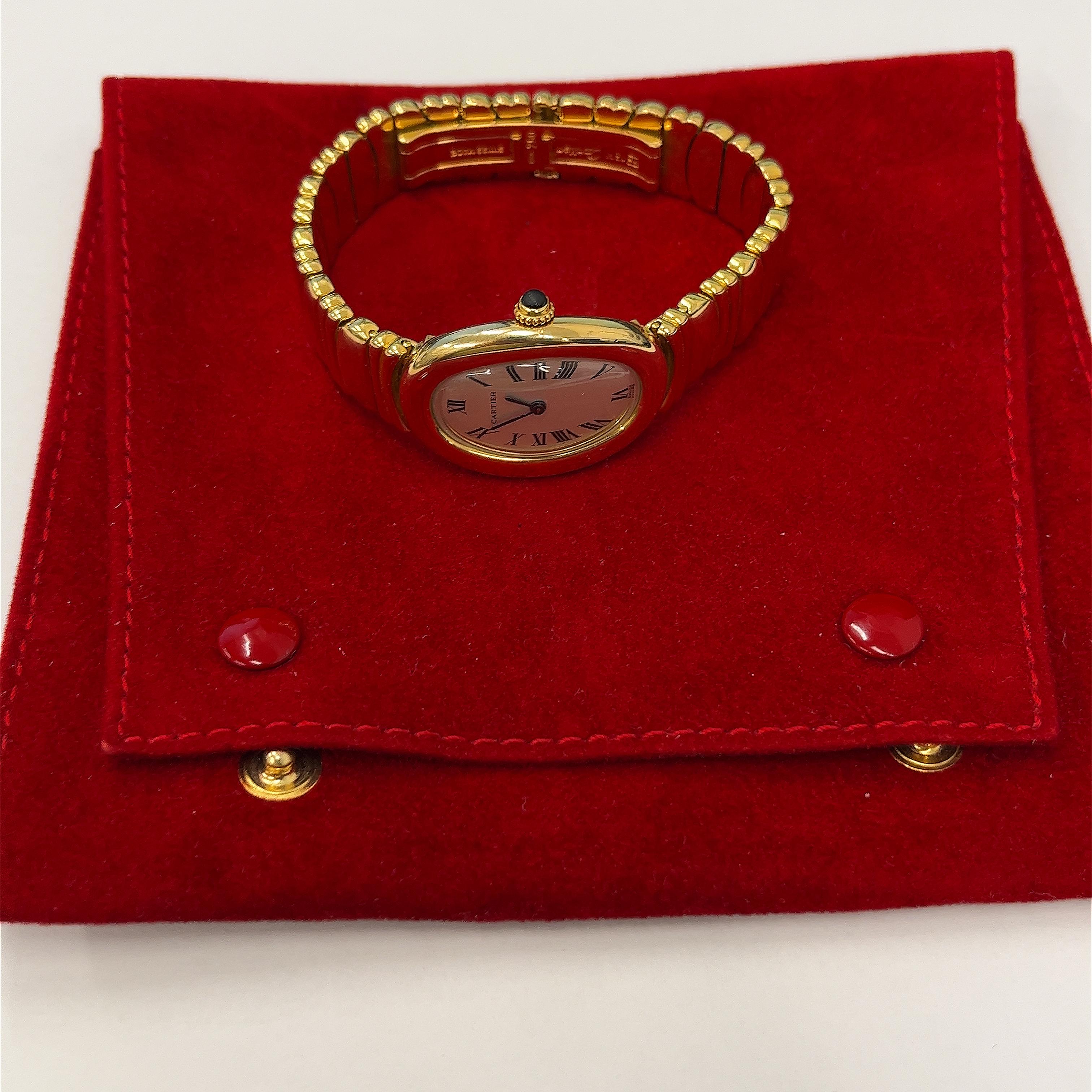Cartier Baignoire 18ct Gelbgold Uhr, 8057912 C2395 4