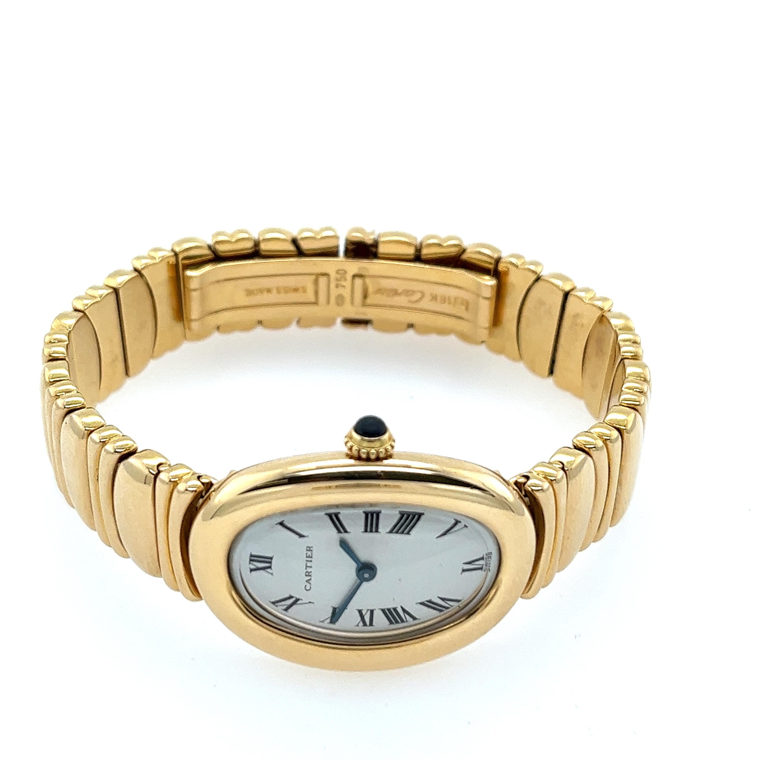 Cartier Baignoire 18ct Gelbgold Uhr, 8057912 C2395 5