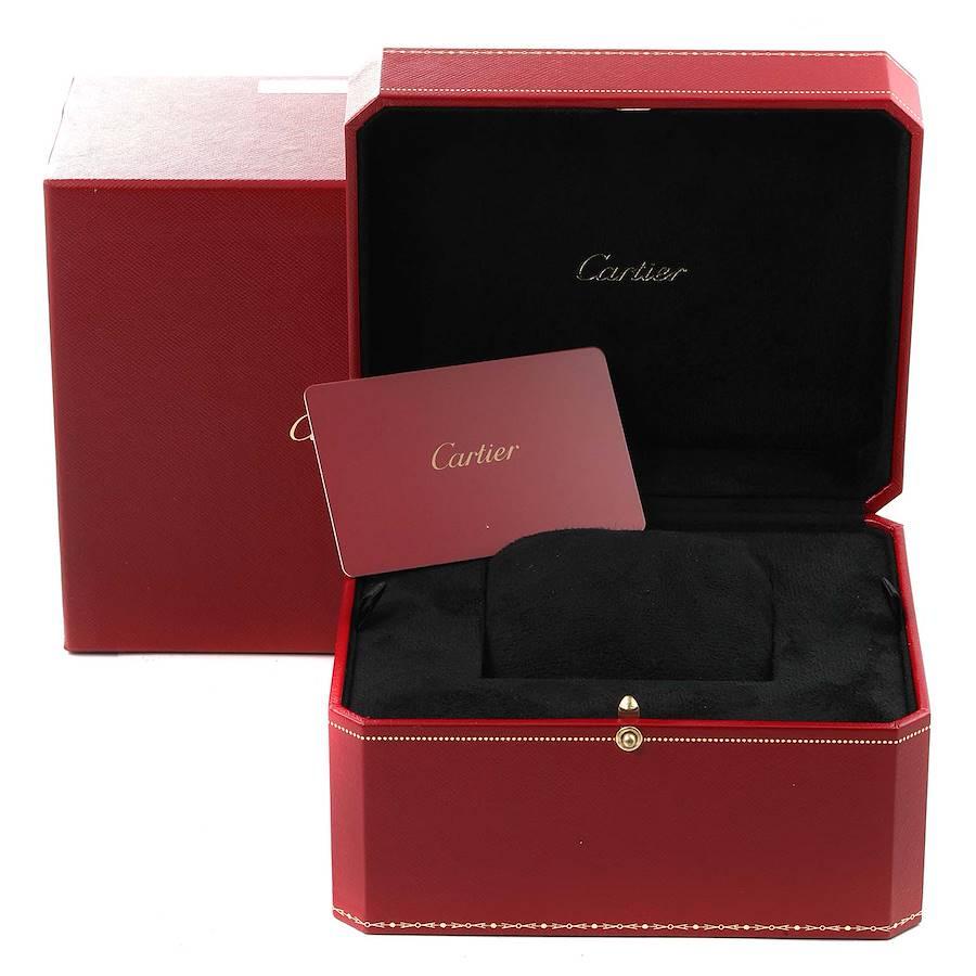 Cartier Baignoire Montre pour femme en or rose 18 carats avec diamants WB520002 non portée 3