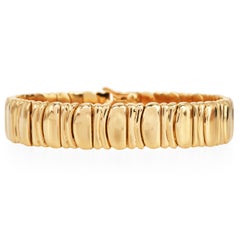 Cartier Baignoire Pulsera de eslabones de oro amarillo de 18 quilates 70 gramos