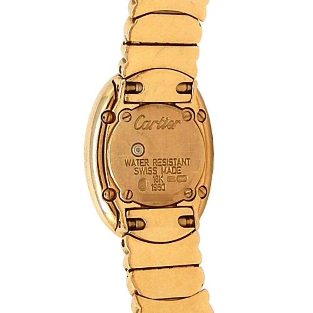 Cartier Baignoire 18 Karat Yellow Gold Quartz Ladies Watch, 1960 In Excellent Condition For Sale In New York, NY