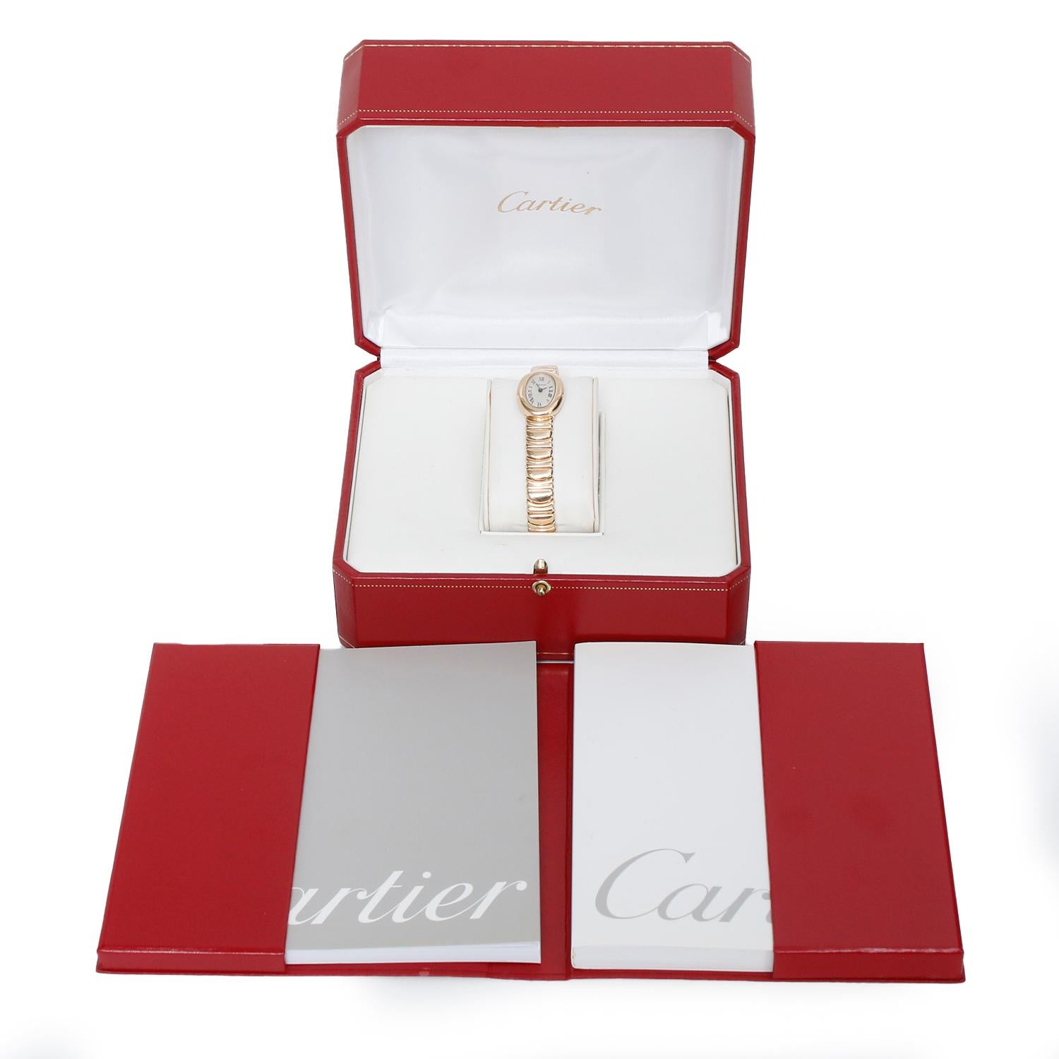 Cartier Baignoire 18K Yellow Gold Watch W15045D8 1