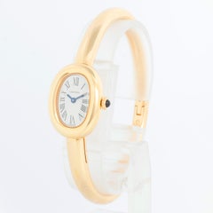 Cartier Baignoire 18K Yellow Gold Watch WGBA0050 Size 17