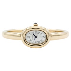 Cartier Baignoire 1920 Mini WGBA0044 18K Yellow Gold Size 15 Box & Papers