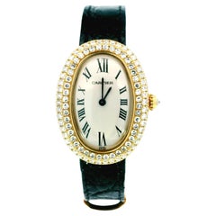 Cartier Baignoire 1950 Diamond Case & Bezel Ladies Watch