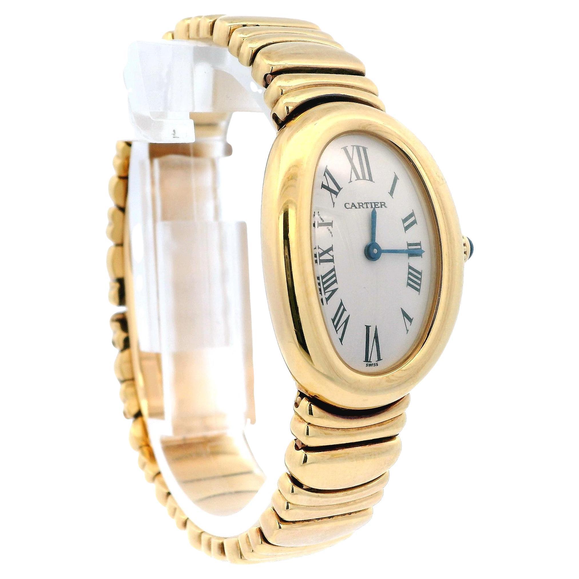 Cartier Baignoire 1954 Oro giallo 18 carati con scatola e documenti