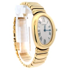 Used Cartier Baignoire 1954 18K Yellow Gold W/Box & Papers