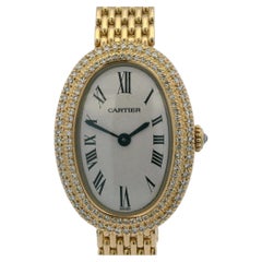 Cartier Baignoire 82091177 18K Yellow Gold Factory Diamond Gran De Ris Bracelet