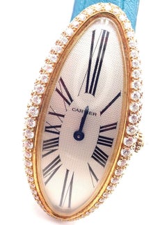Montre mécanique Cartier Baignoire Allongée Diamond Rose Gold Ref. 2672