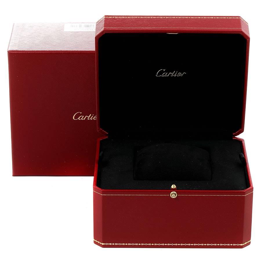 Cartier Cartier Baignoire Allongee Weißgold Diamant Damenuhr WB510931 im Angebot 5