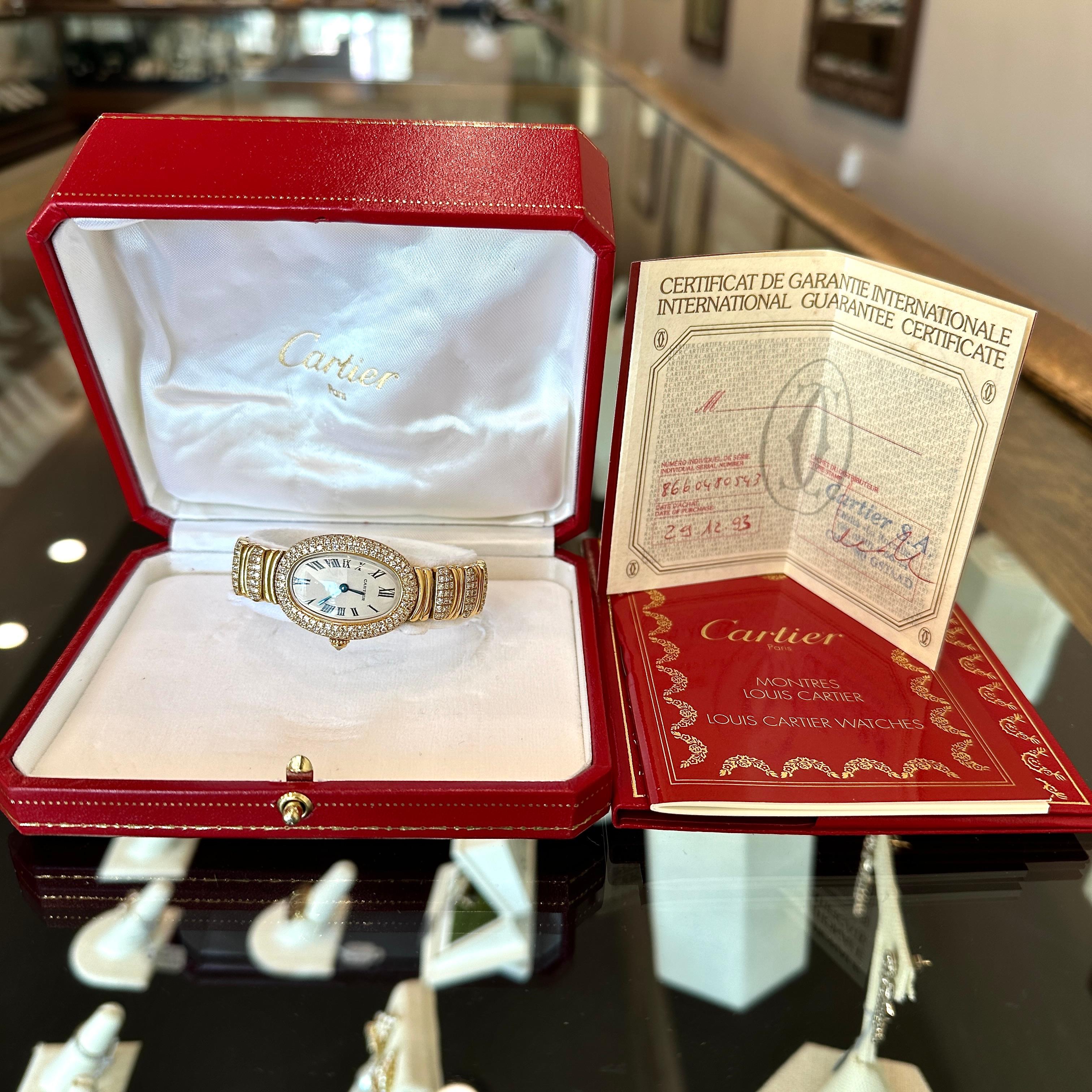 montre cartier baignoire
