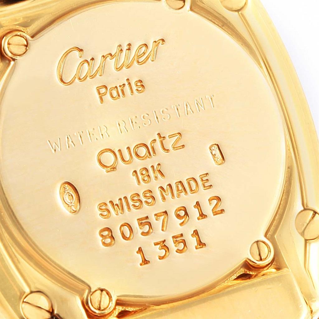 Cartier Baignoire Joaillerie 18 Karat Yellow Gold Diamond Ladies Watch, 1950 6