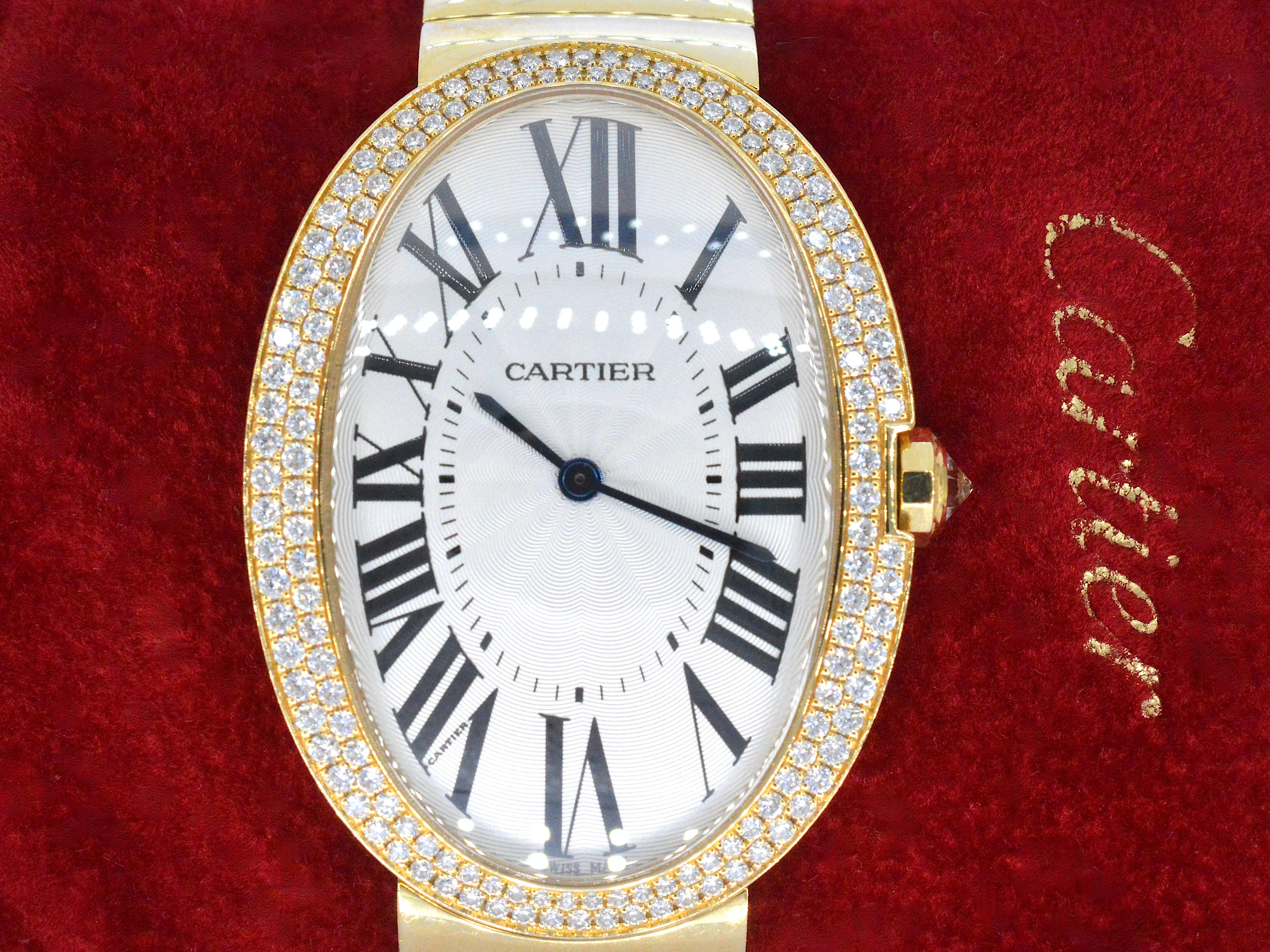 Cartier Grand Baignoire en or 18 carats avec diamants WB520003 2
