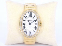 Cartier Baignoire Large 18k Gold with Diamonds WB520003