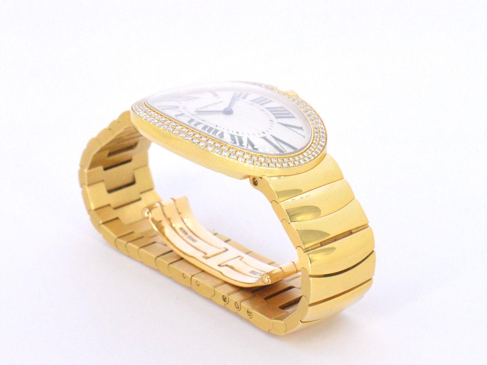 Cartier Grand Baignoire en or 18 carats avec diamants WB520003 1