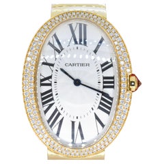 Cartier Baignoire Large 18k Gold with Diamonds WB520003