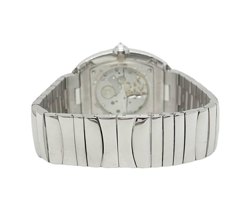 Cartier Baignoire Large Diamond Bezel White Gold Wristwatch WB520010 2