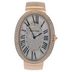 Cartier Baignoire grand diamant WB520003 rose 18 carats avec boîte et papiers.