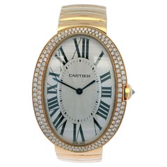 Cartier Baignoire grand diamant WB520003 rose 18 carats avec boîte et papiers