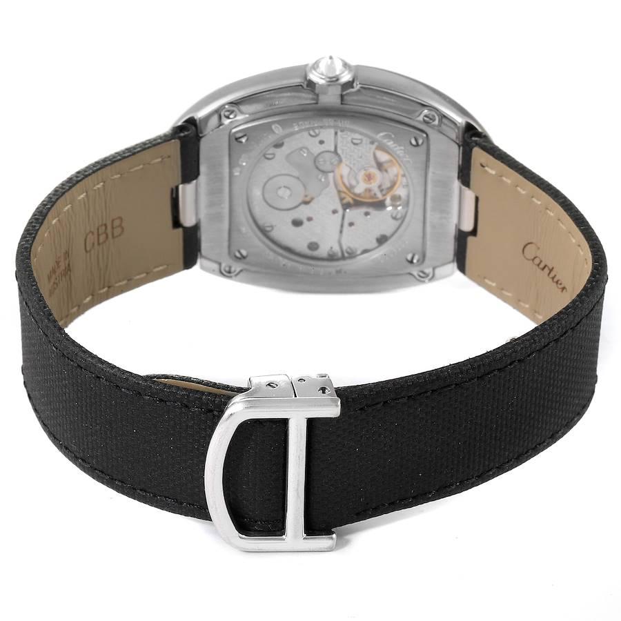Cartier Cartier Baignoire Große Weißgold Diamant Damenuhr WB520009 4