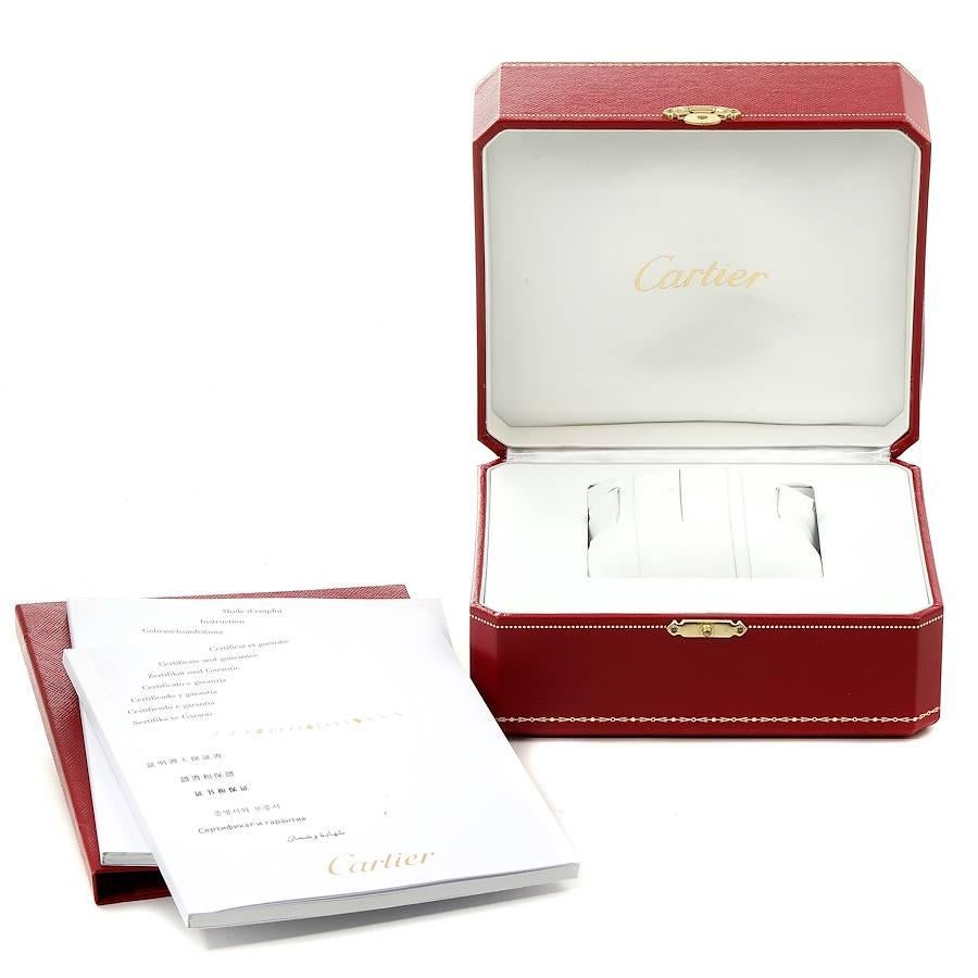 Cartier Cartier Baignoire Mini 18 Karat Roségold Damenuhr W8000015 Box Papiere 7