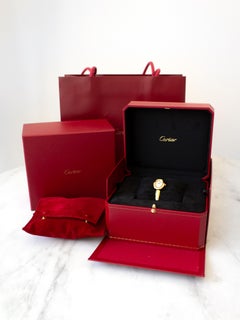 Cartier Baignoire Mini 18K Yellow Gold Bangle Watch 17