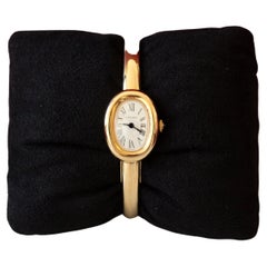 Cartier Baignoire Mini 18K Yellow Gold Bangle Watch 17