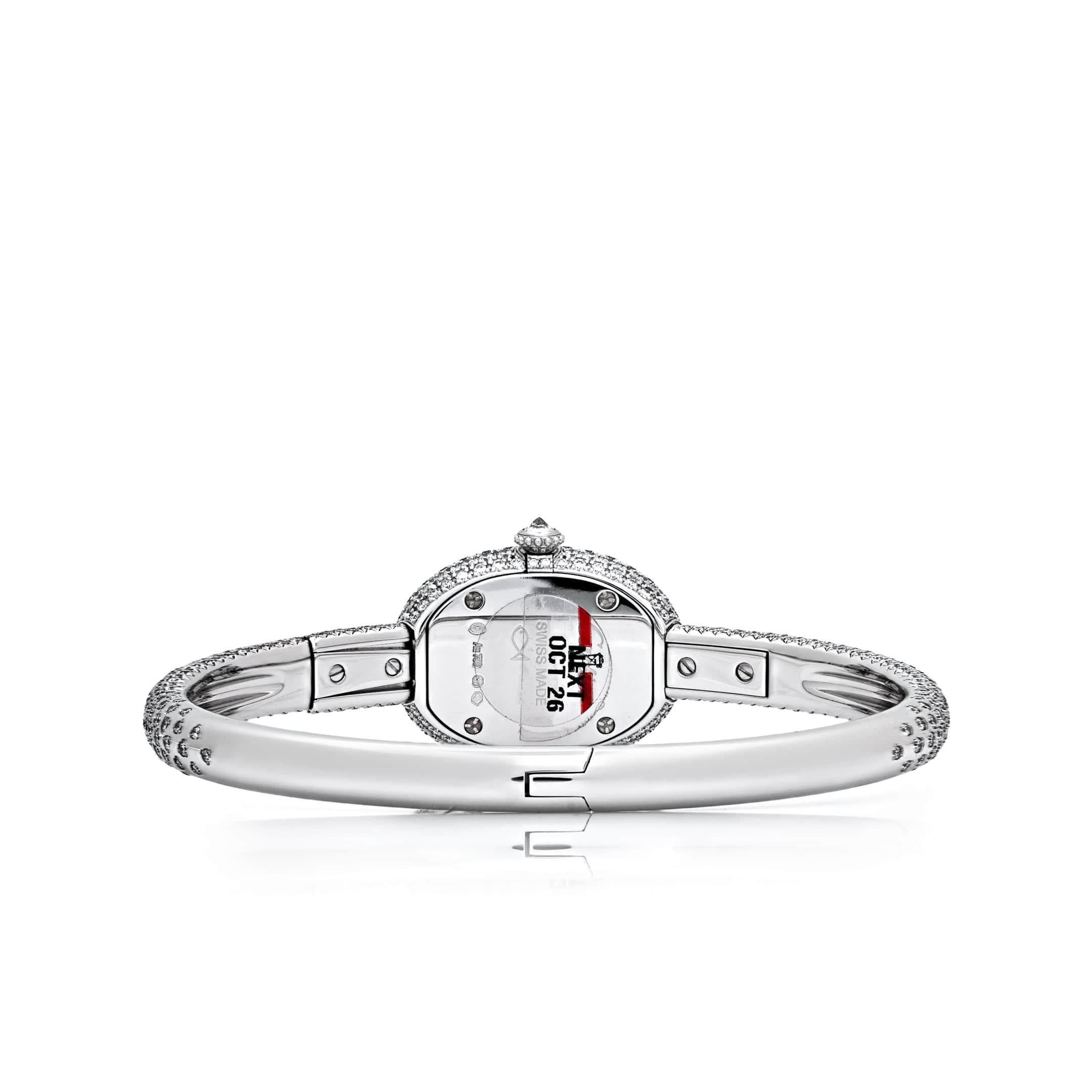 Cartier Baignoire Mini HPI01773 Oro bianco rodiato con diamanti al quarzo (2025) in vendita 1