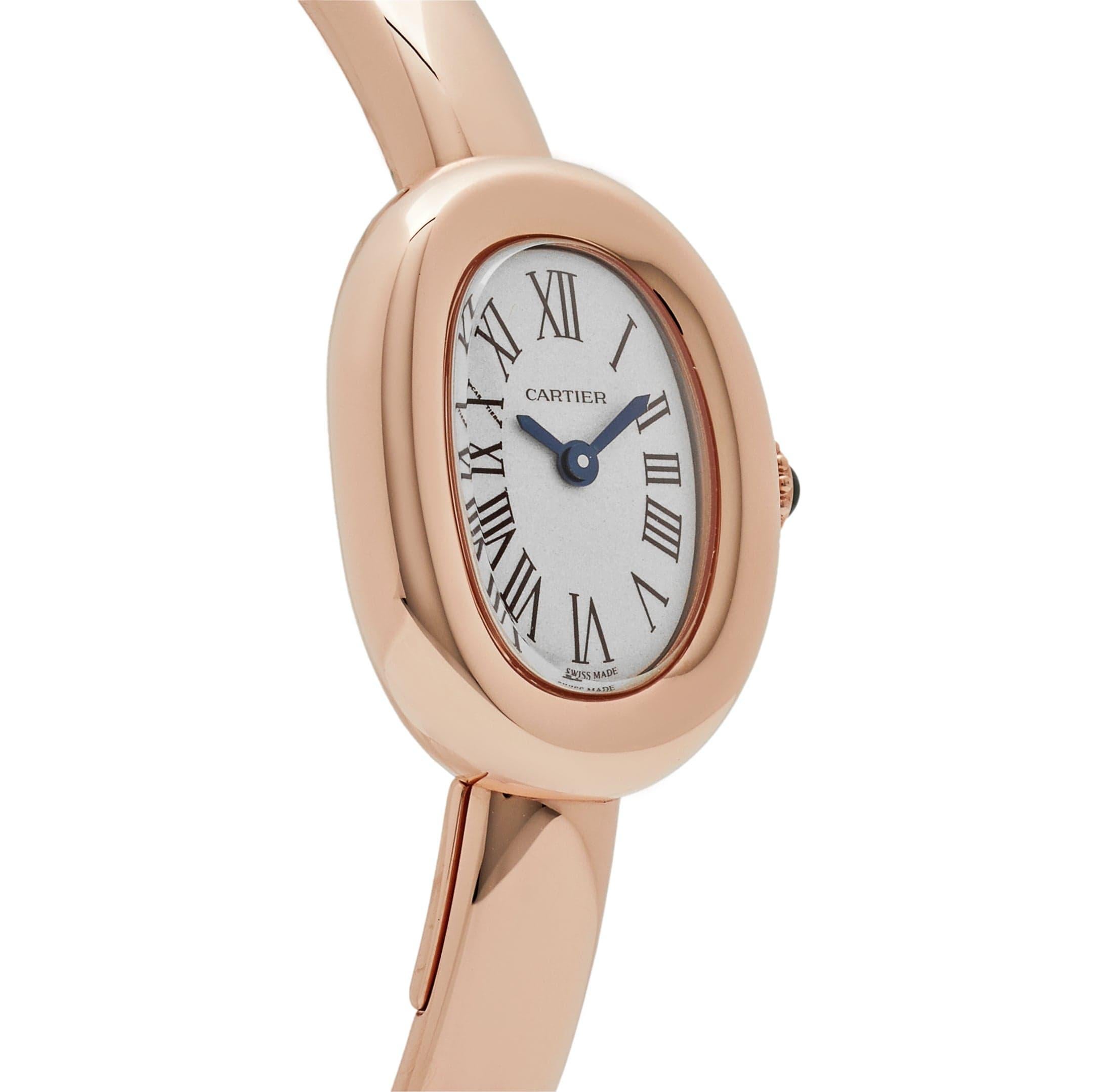 Women's Cartier Baignoire Mini WGBA0019 Rose Gold Quartz (2024) For Sale