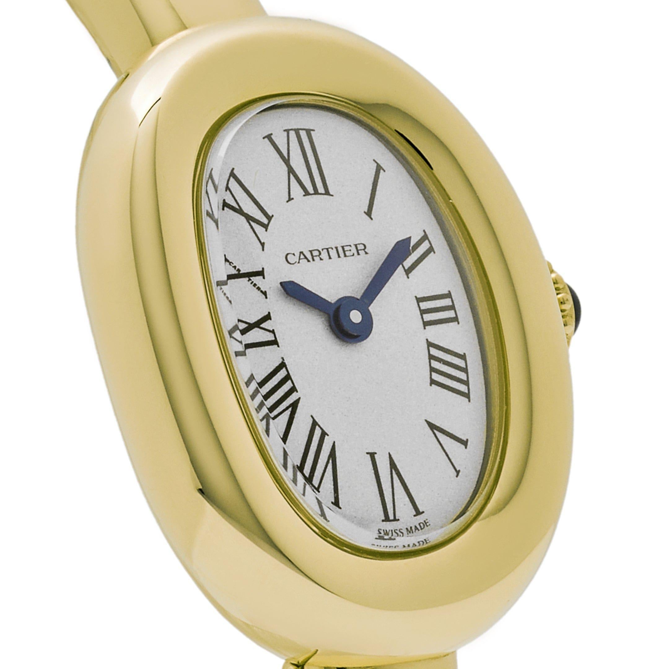 Cartier Baignoire Mini WGBA0021 Yellow Gold Quartz (2024) For Sale 2