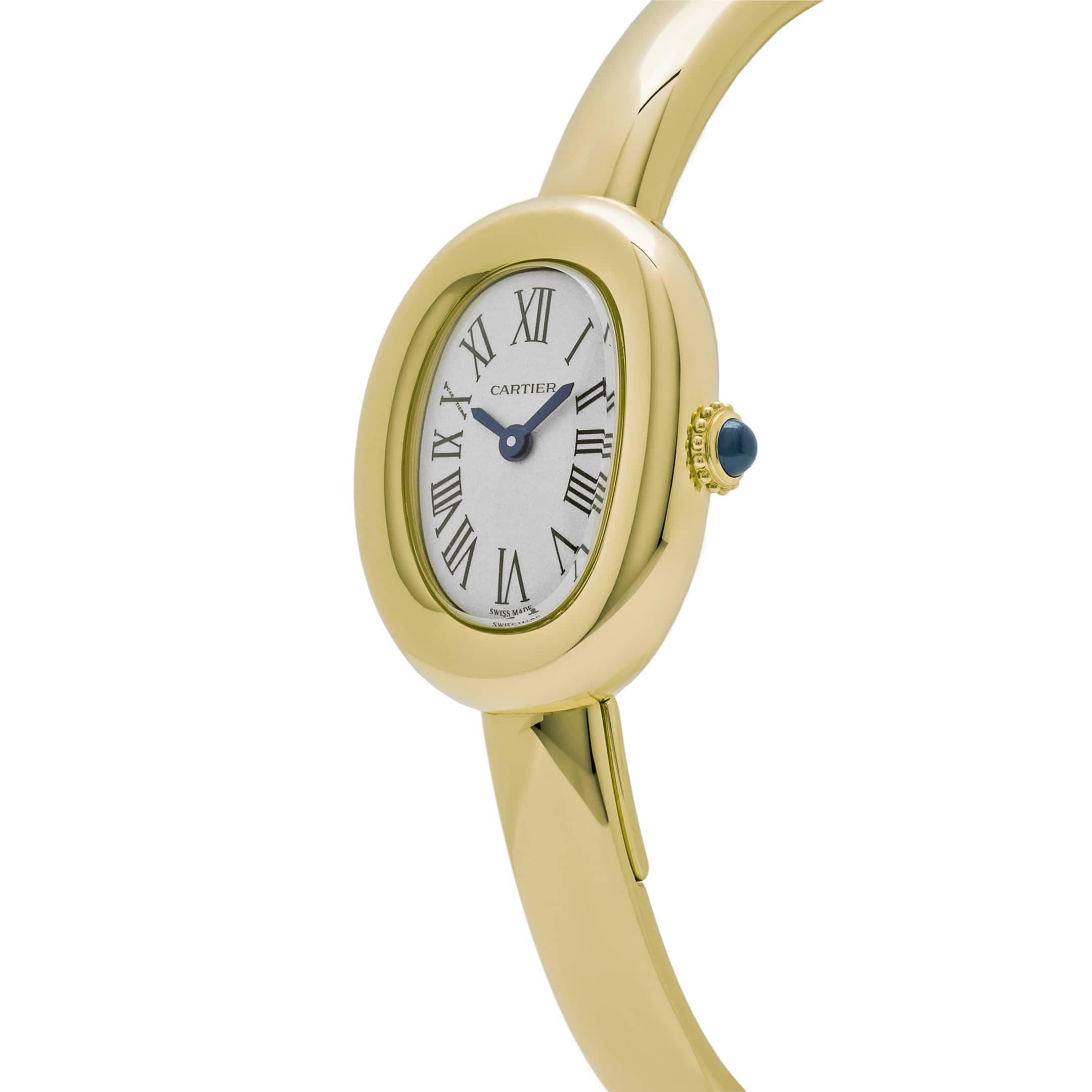 Cartier Baignoire Mini WGBA0044 (WGBA0018) 'Ladies' Yellow Gold Quartz (2025) For Sale 1