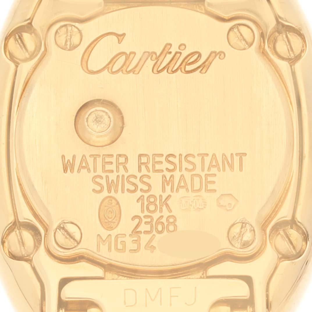Cartier Baignoire Mini Yellow Gold Diamond Ladies Watch WB5094D8 1