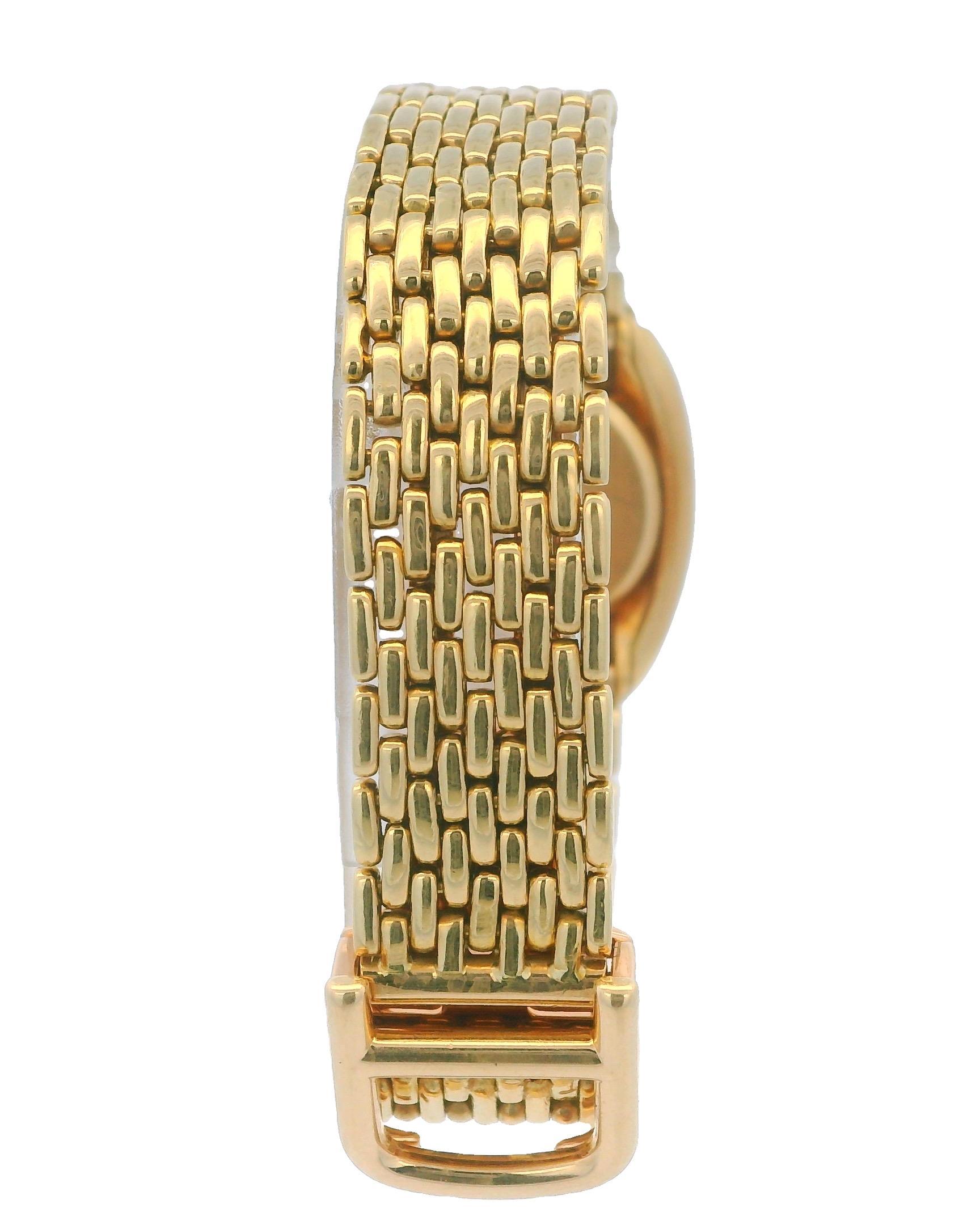 Cartier Baignoire Paris Bracciale Gran De Ris in oro giallo 18 carati e diamanti di fabbrica in vendita 6