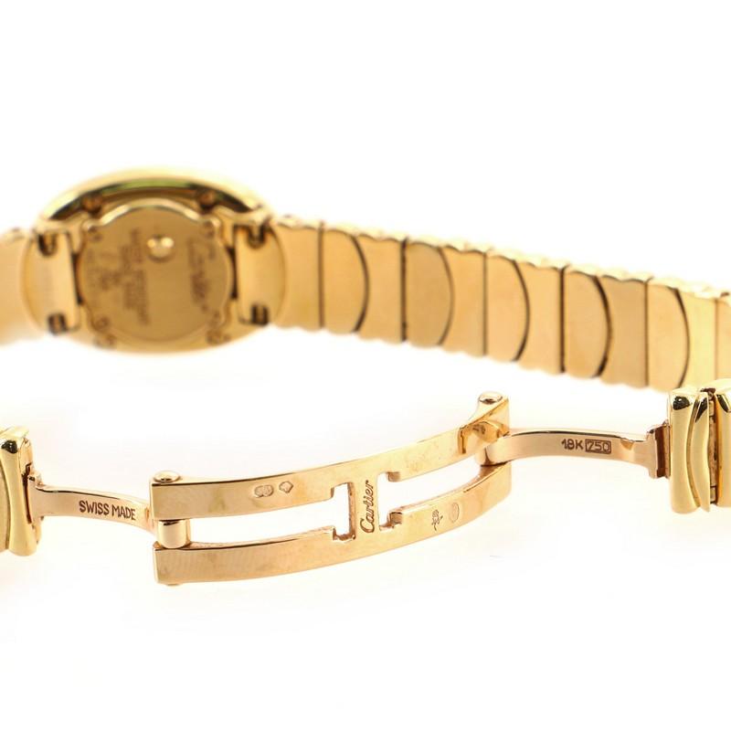 Cartier Baignoire Quartz Watch Yellow Gold 18 3