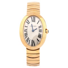 Cartier Baignoire Quartz Watch Yellow Gold 22