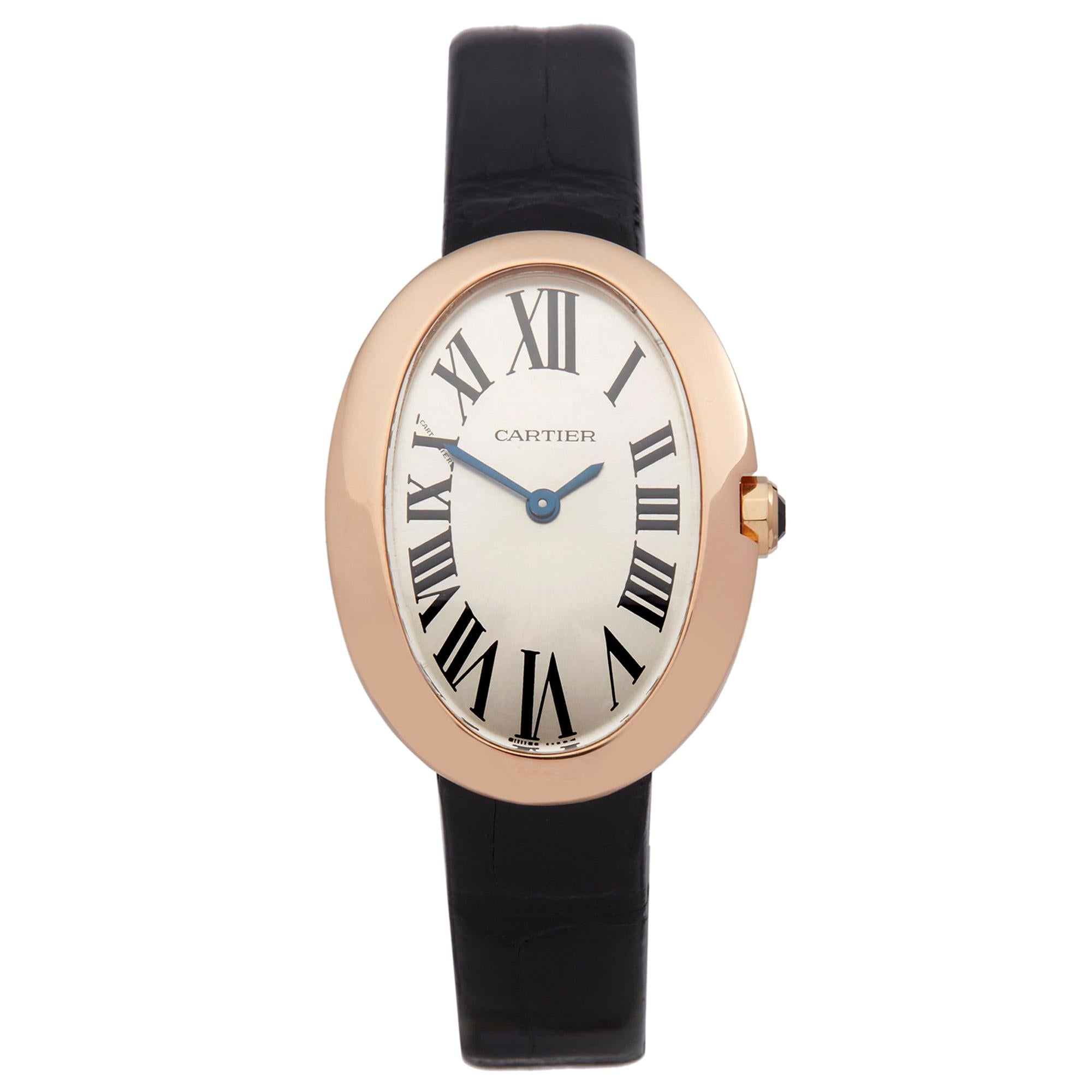 Cartier Baignoire Rose Gold 3064 Wristwatch