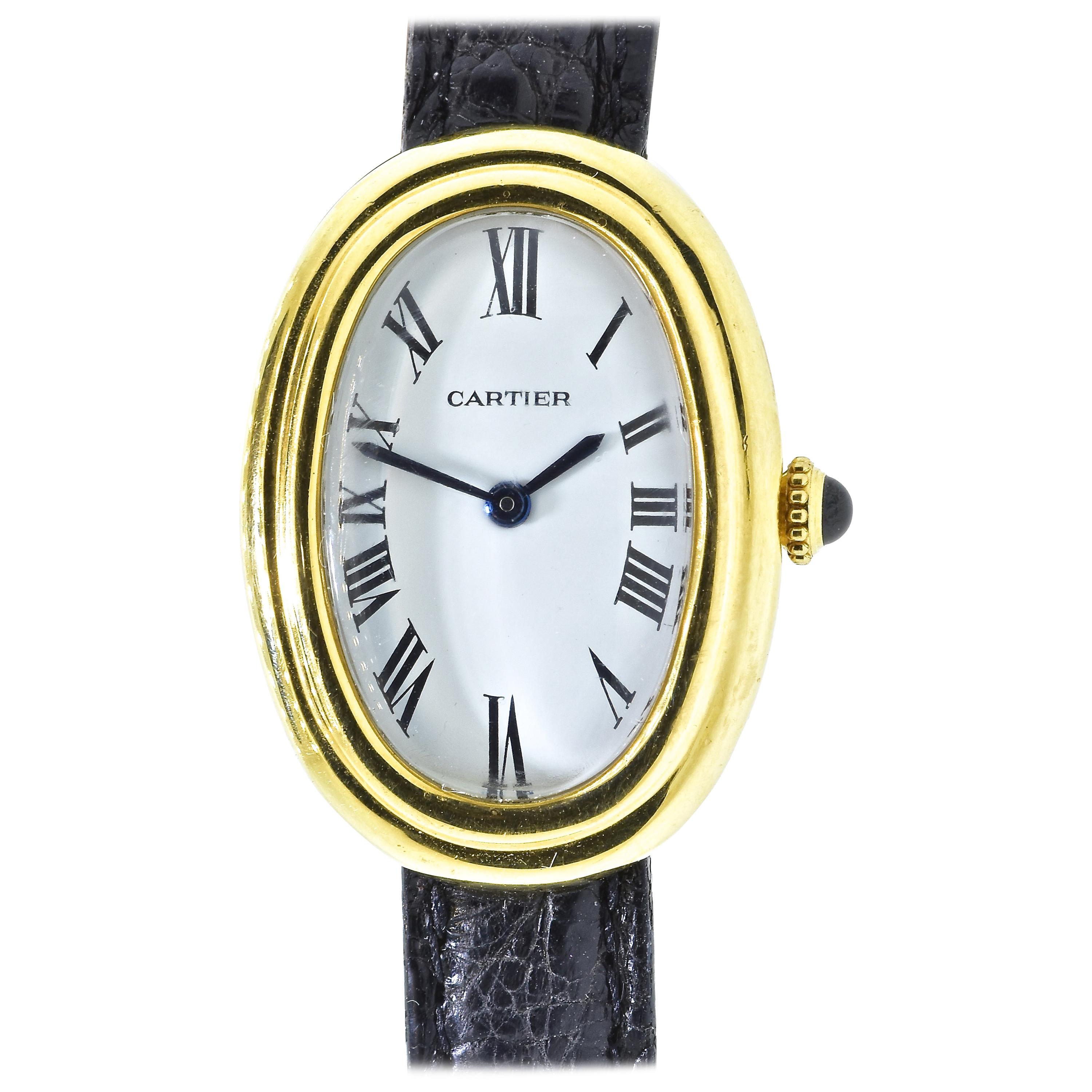 Cartier Baignoire Vintage Wristwatch, circa 1980