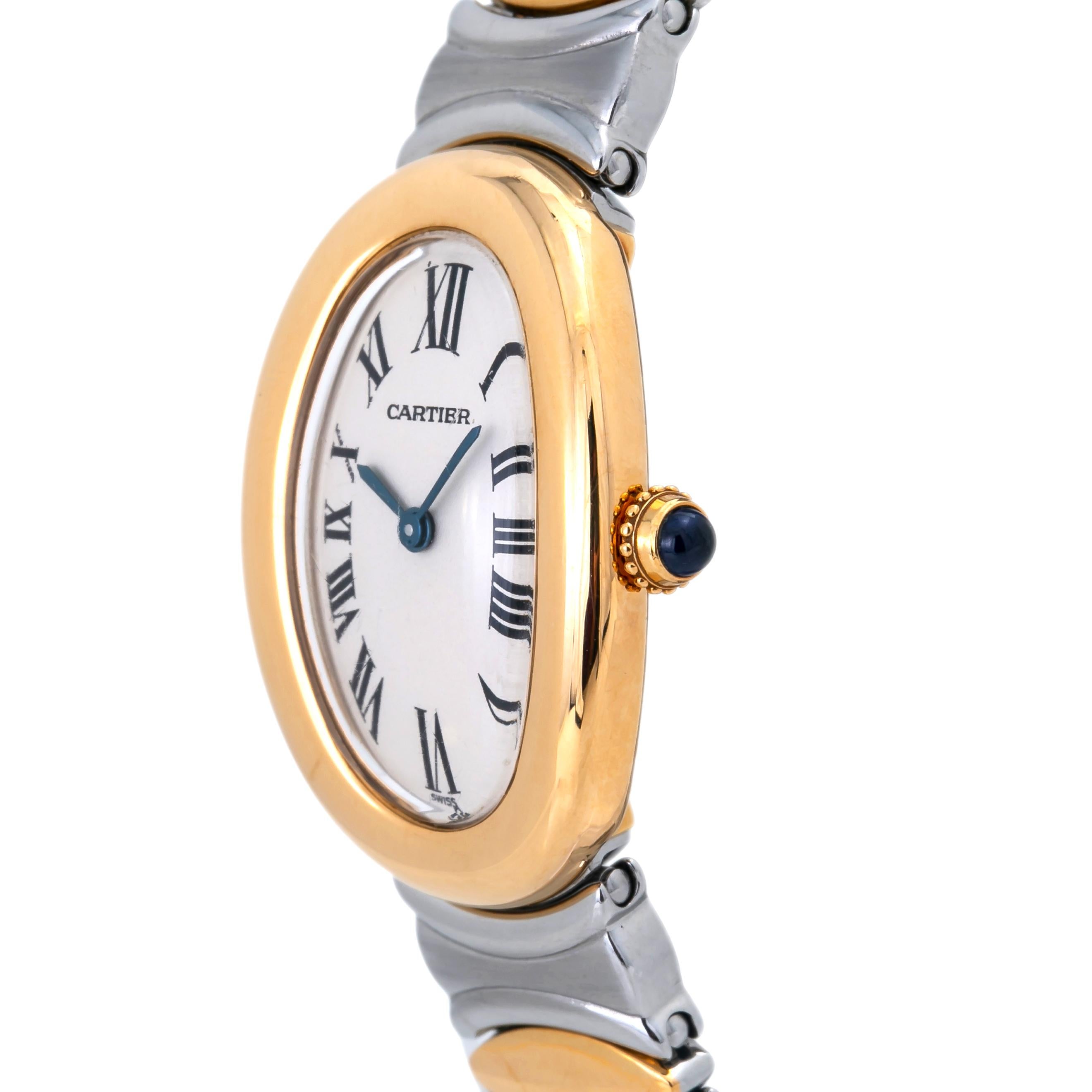 cartier baignoire two tone