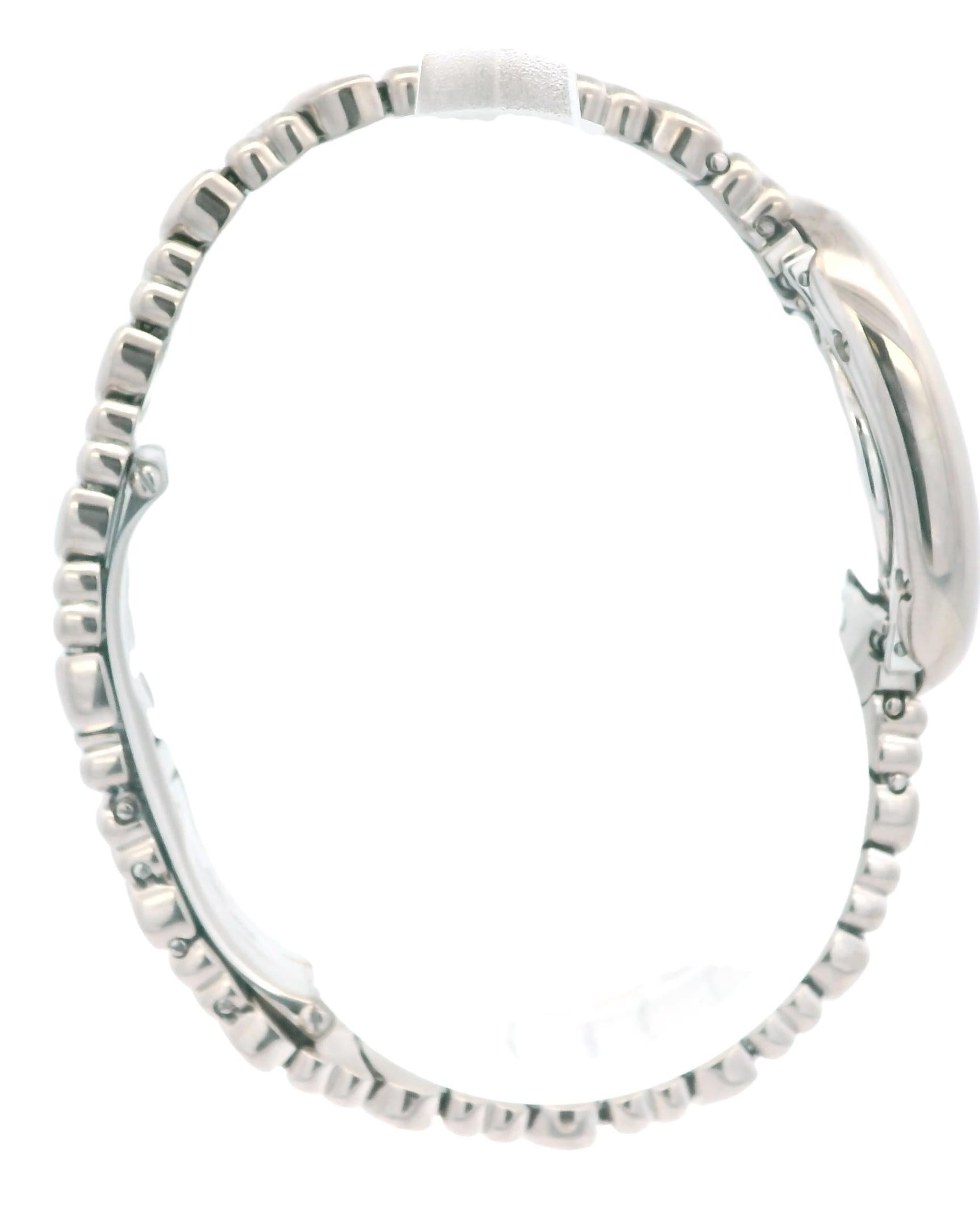 Cartier Baignoire W15133L2 18K White Gold Ladies Watch For Sale 2