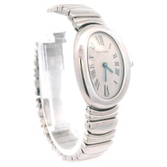 Cartier Baignoire W15133L2 Montre pour femmes en or blanc 18 carats