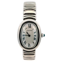 Cartier Baignoire W15133L2 Montre blanche 18 carats pour femmes