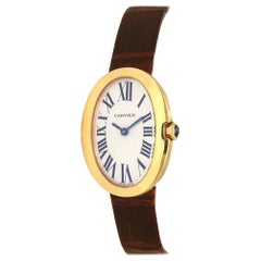 Cartier Baignoire W8000009, Silver Dial, Certified and Warranty