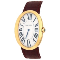 Cartier Baignoire W8000013, Silver Dial, Certified and Warranty