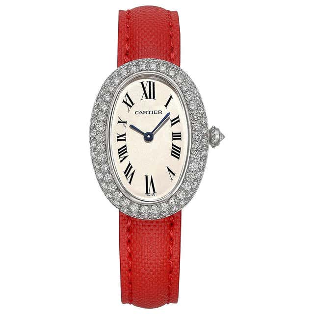 Cartier Baignoire White Gold and Diamonds at 1stDibs