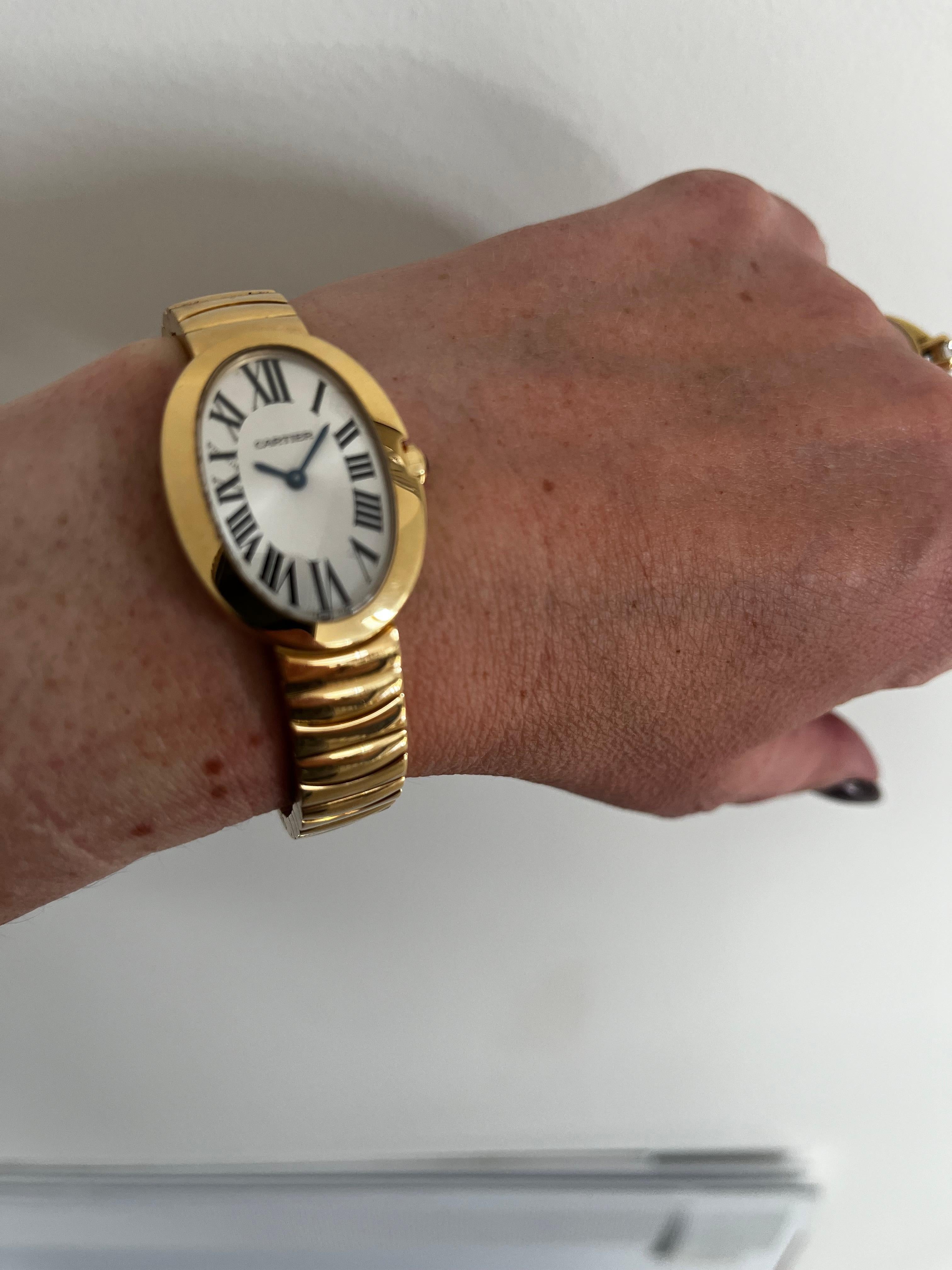 Cartier Baignoire Wristwatch Ref 3208 W800008. 18K Yellow Gold, Jewellery Box... 5