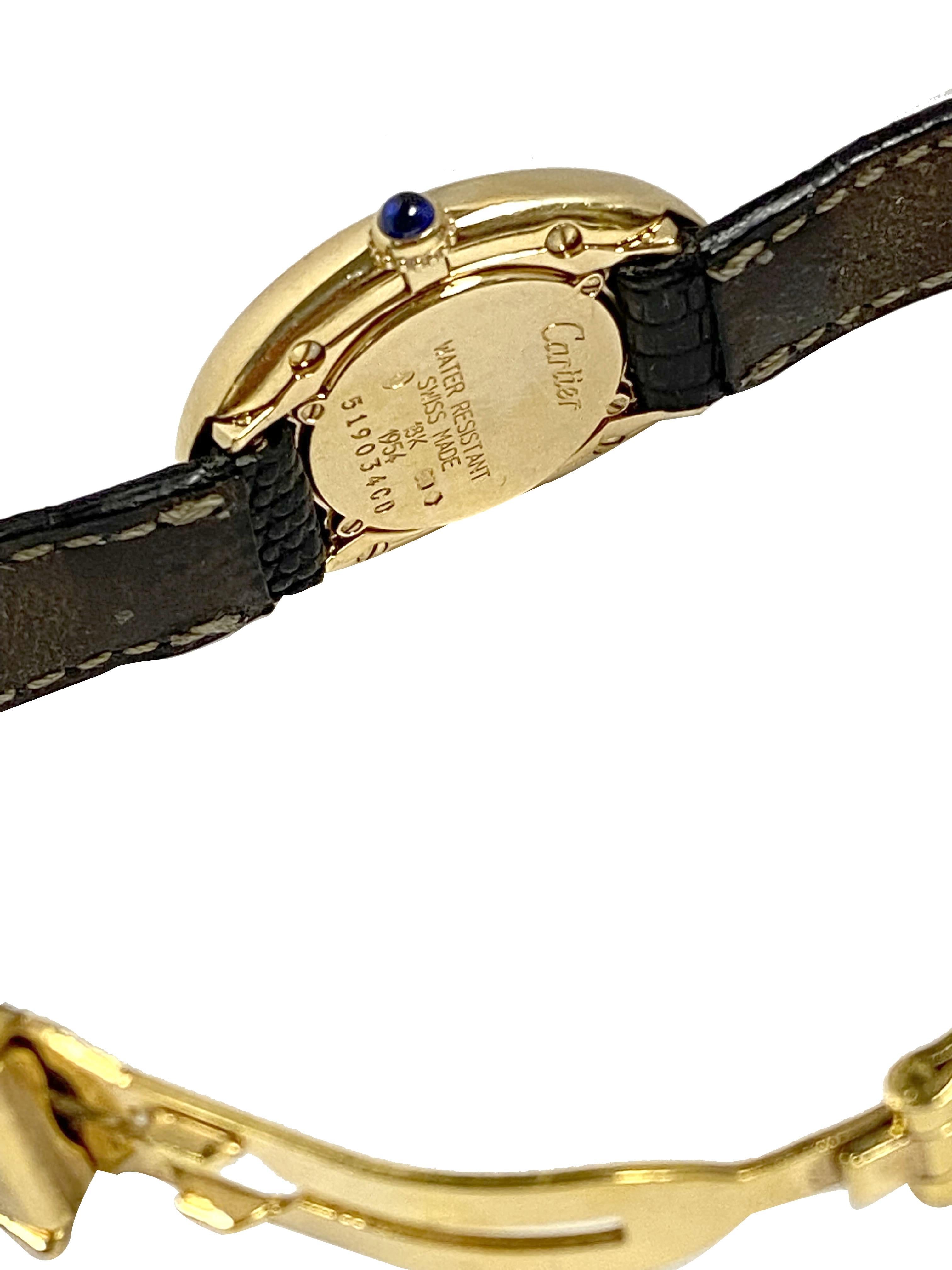 cartier baignoire on wrist